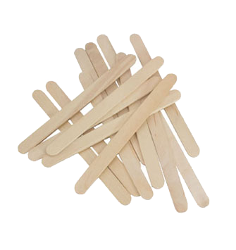 Wooden 4.5" Popsicle Sticks - 1000/Case