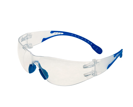 Premium Wrap Around Safety Glasses - Clear - Each