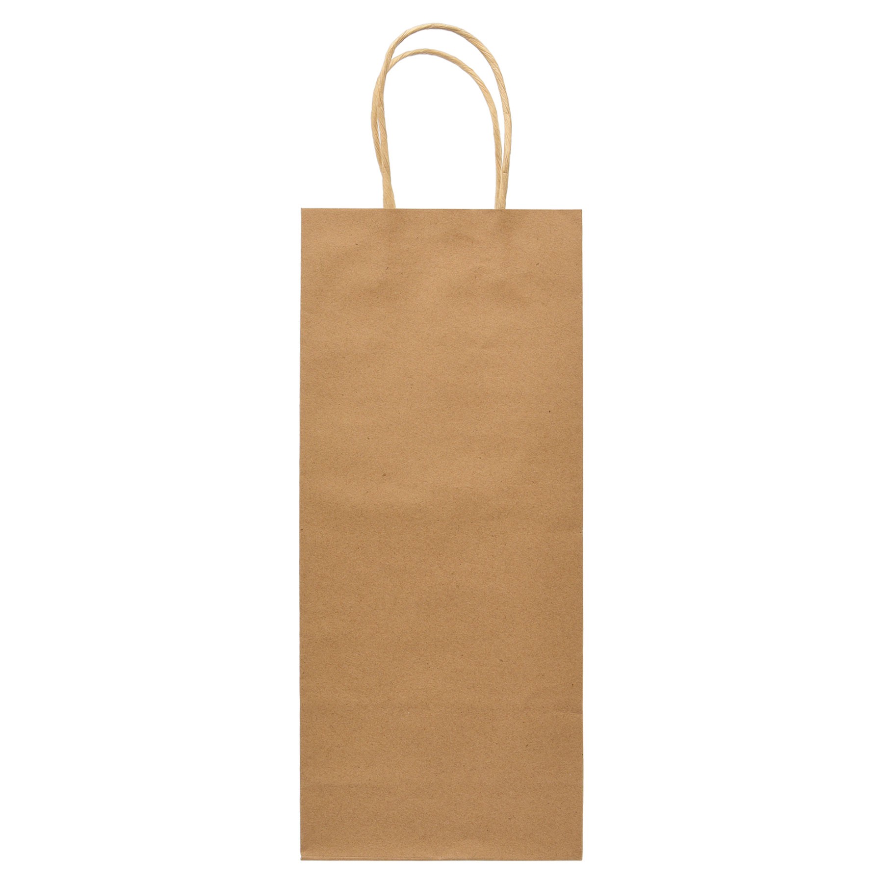 Kraft Paper Bag for Wine Bottles - 5.5"w x 13"h - 100/carton