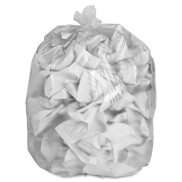 RiteSource 35''x 50'' Extra Strong Clear Industrial Garbage Bags Cs/100