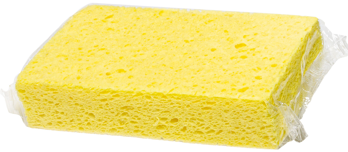 Prime Source® Cellulose Sponges - 6'' x 3 3/8'' x 7/8
