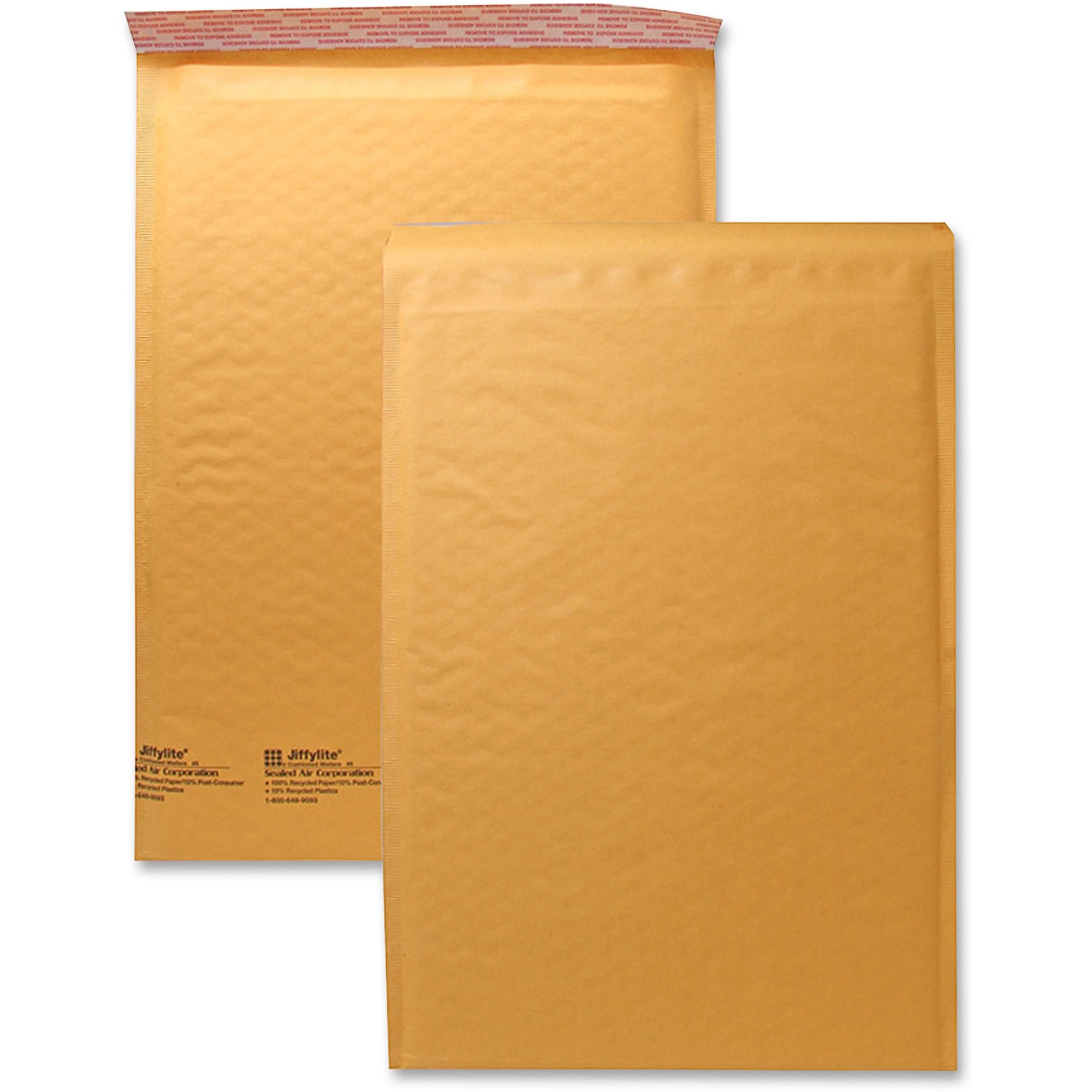 Jiffy Mailer Self-seal Padded Mailers, #5 - 10 1/2" Width x 16" Length - Each