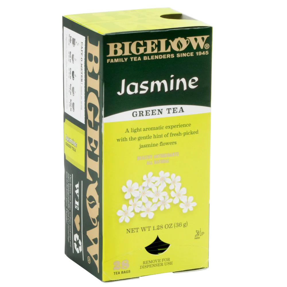 Bigelow Jasmine Green Tea Bags - 28/box