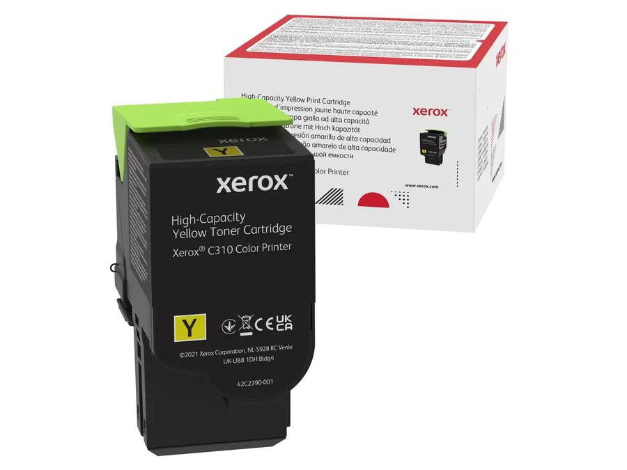 Xerox C310 Yellow High Capacity Original Toner Cartridge (006r04367)