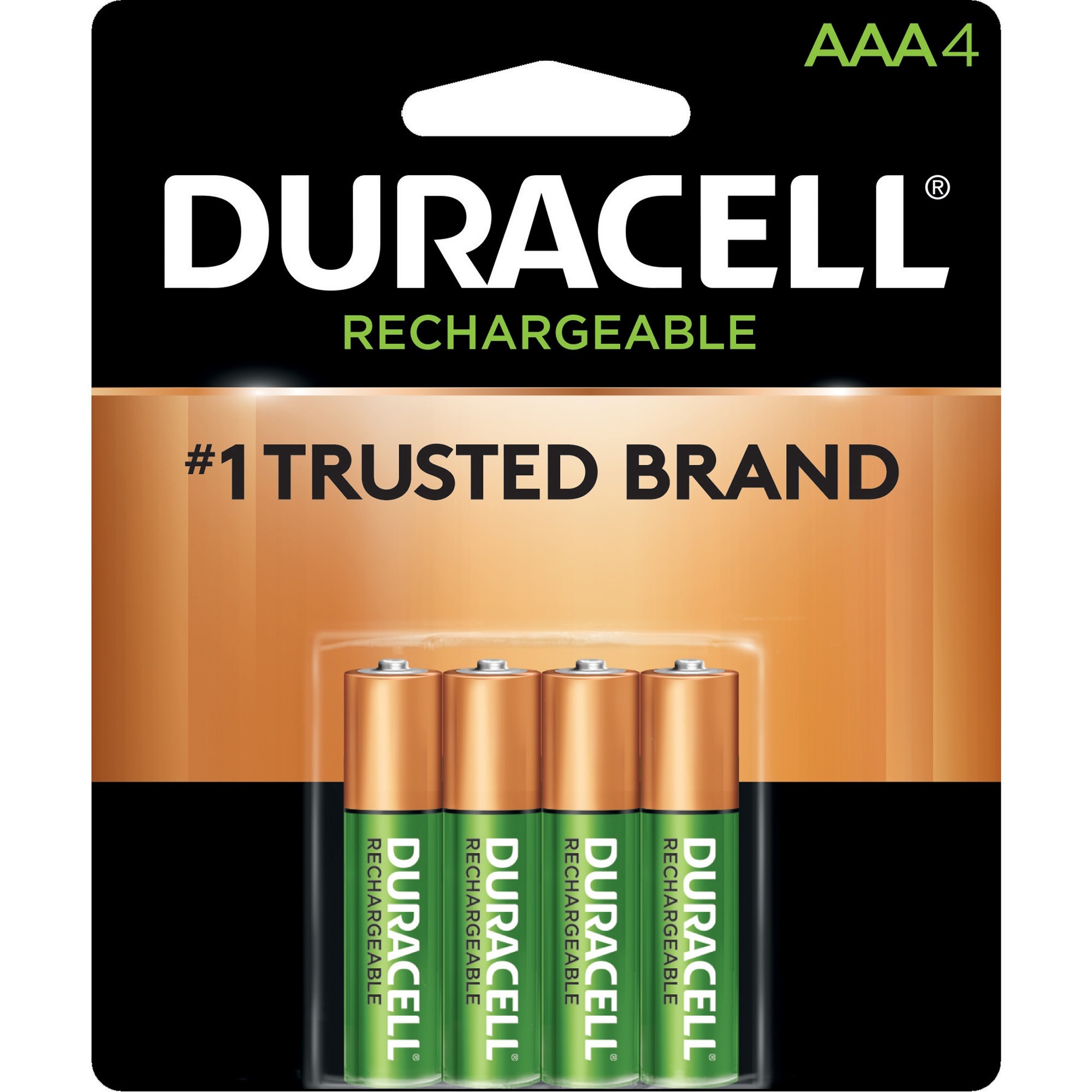 Duracell DX2400 General Purpose Rechargeable AAA Batteries - 4/Pack