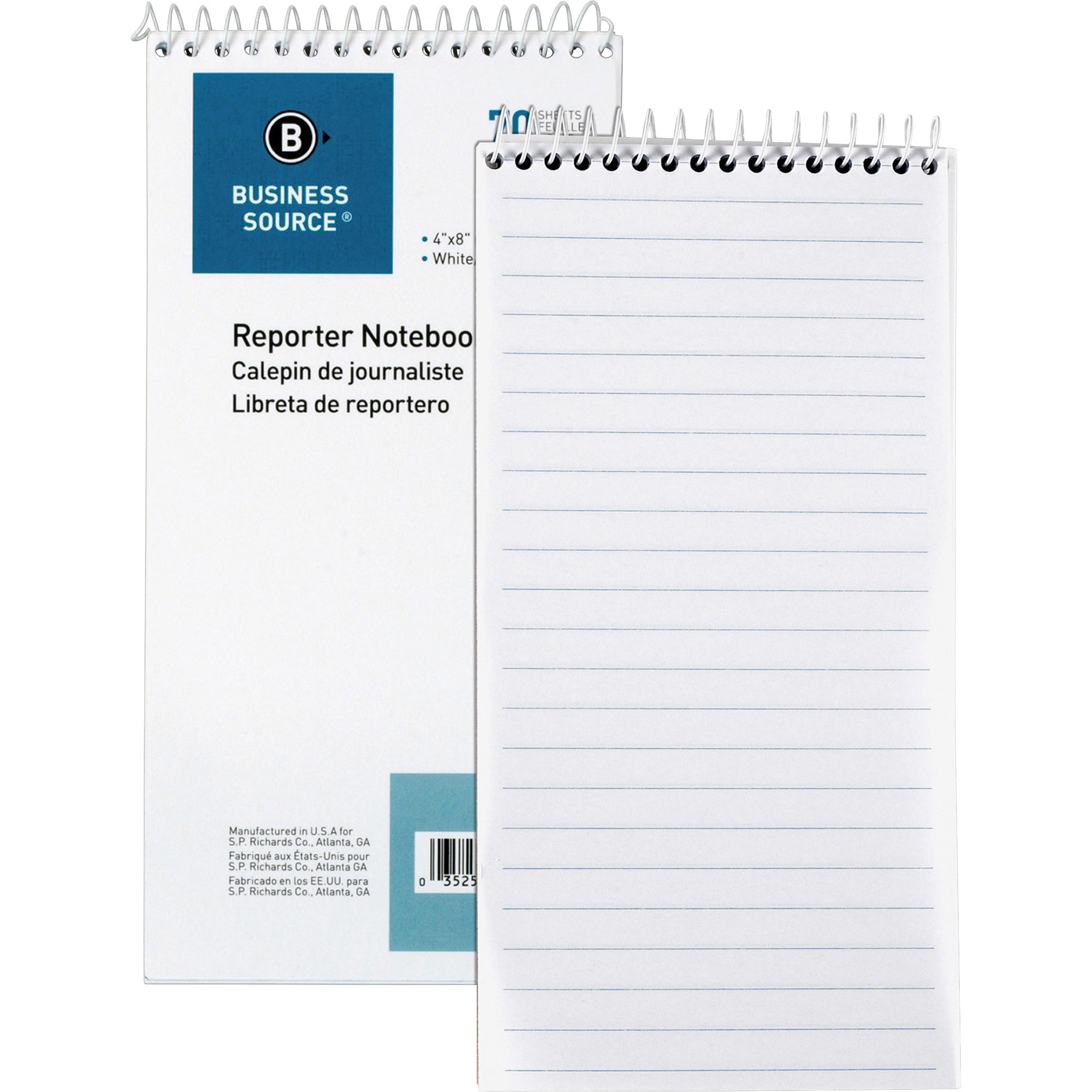Business Source Coat Pocket-size Reporters Notebook - Each