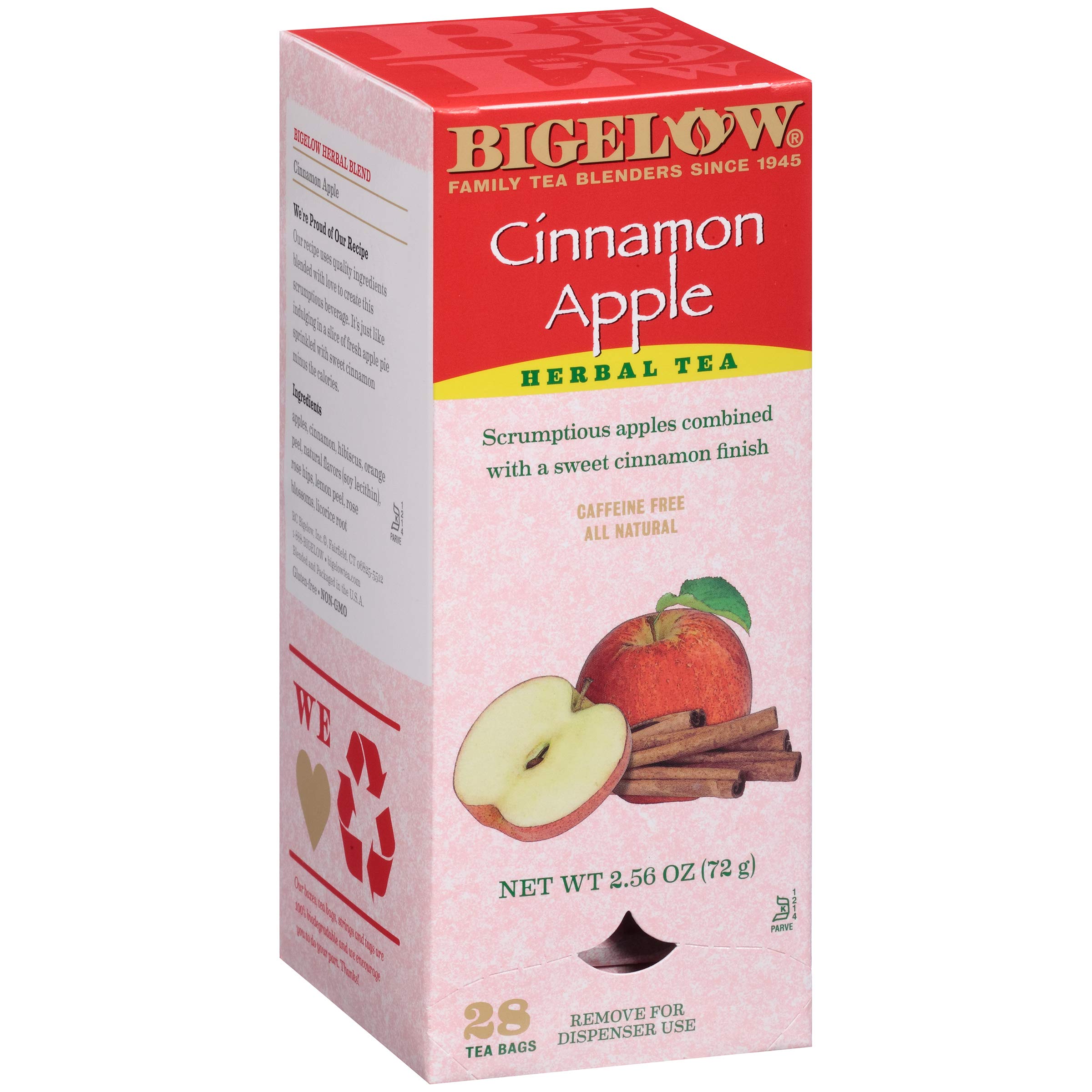 Bigelow Cinnamon Apple Tea Bags - 28/box