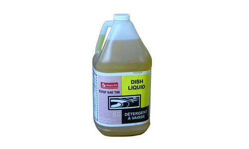 Yellow Dish Liquid Soap - Choice Line  - 4 x 4L Bottles