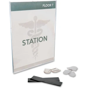 Deflecto Cubicle Sign Holders - Each