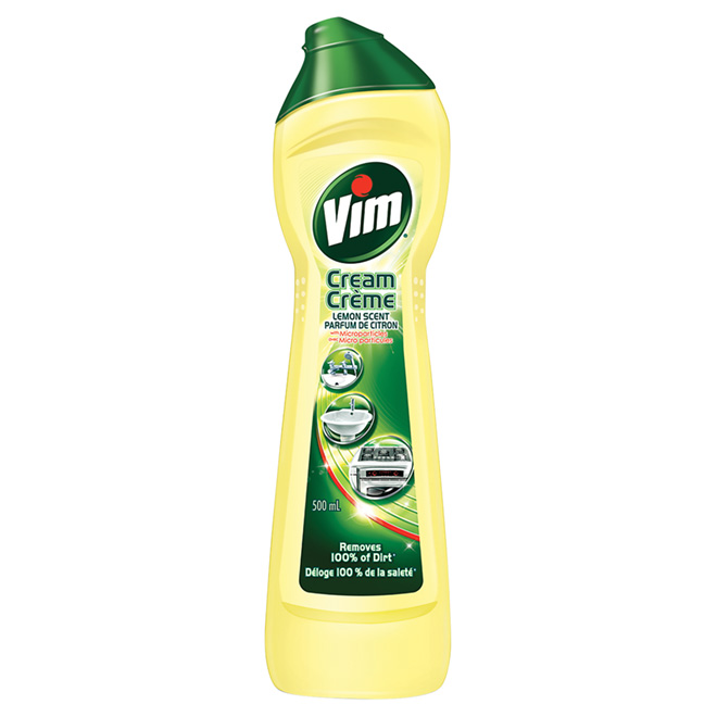 Vim Cream Multi-surface Lemon Scent Cleaner 500ml - 16 bottles/Case