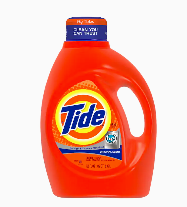 Tide Liquid Laundry Detergent, Original, 64 loads 2.72 L - Case