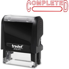 Trodat Self Inking Stamp ''COMPLETED'' - Each