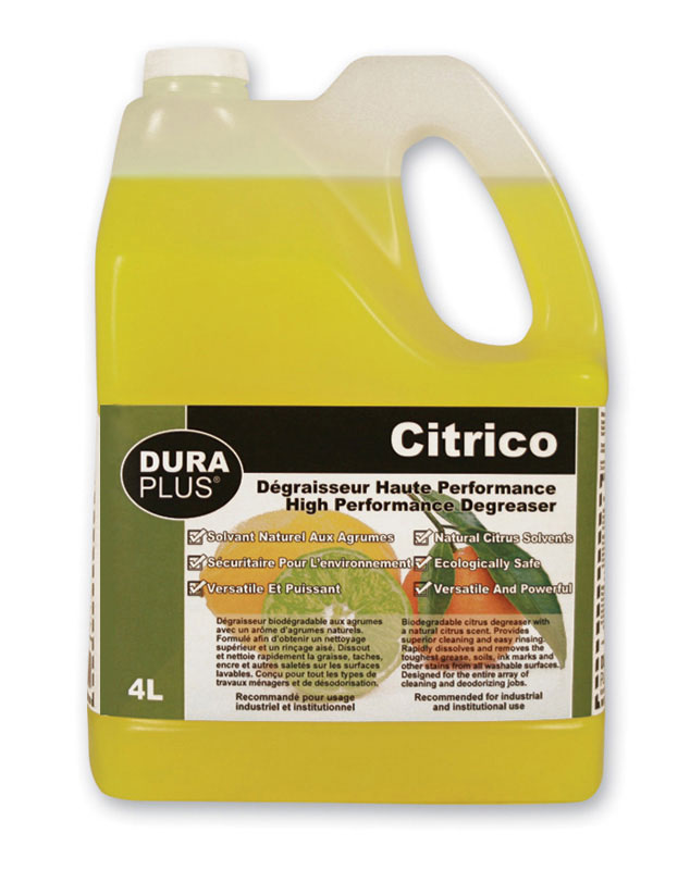 DURA PLUS Citrico High Perf. Degreaser 4L - 4 x 4L Bottles