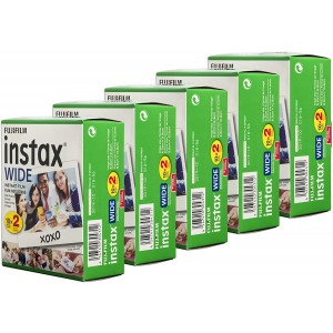 FUJIFILM wide film INSTAX WIDE K5 - 20 sheets x 5 boxes (100 sheets)