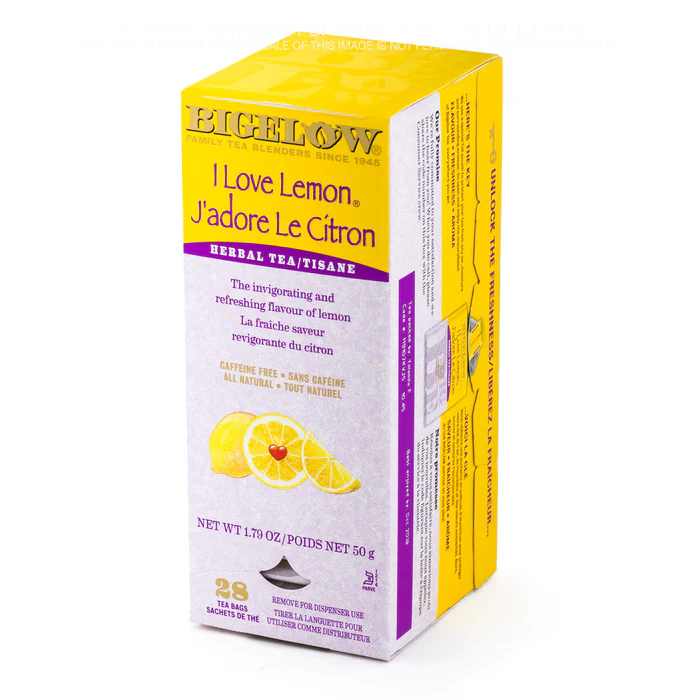 Bigelow I Love Lemon Tea Bags - 28/box