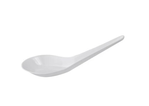 Disposable Plastic Soup Spoons - Asian Chinese Spoon - 2000/CS