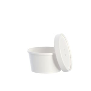 Container Paper Soup, Combo 8 oz. White - 250/case
