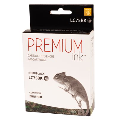 Premium Compatible Ink Cartridge Brother LC75XL - Black
