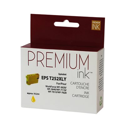 Premium Compatible Ink Cartridge Epson T252XL420 - Yellow