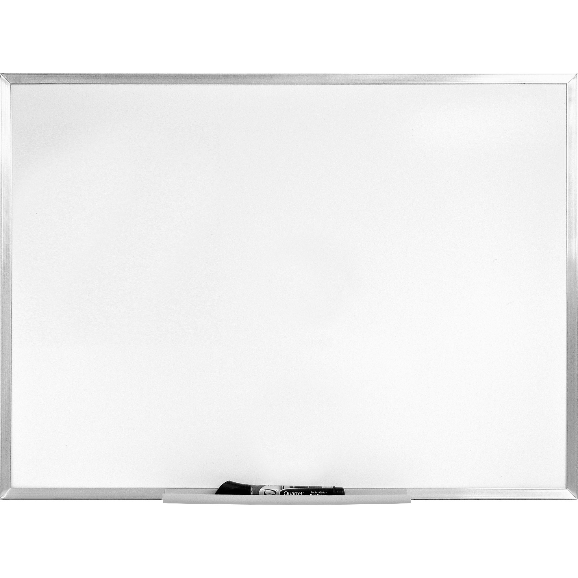 Quartet Economy Dry-Erase Board - 48" (4 ft) Width x 36" (3 ft) Height - Anodized Aluminum Frame - 1 Each
