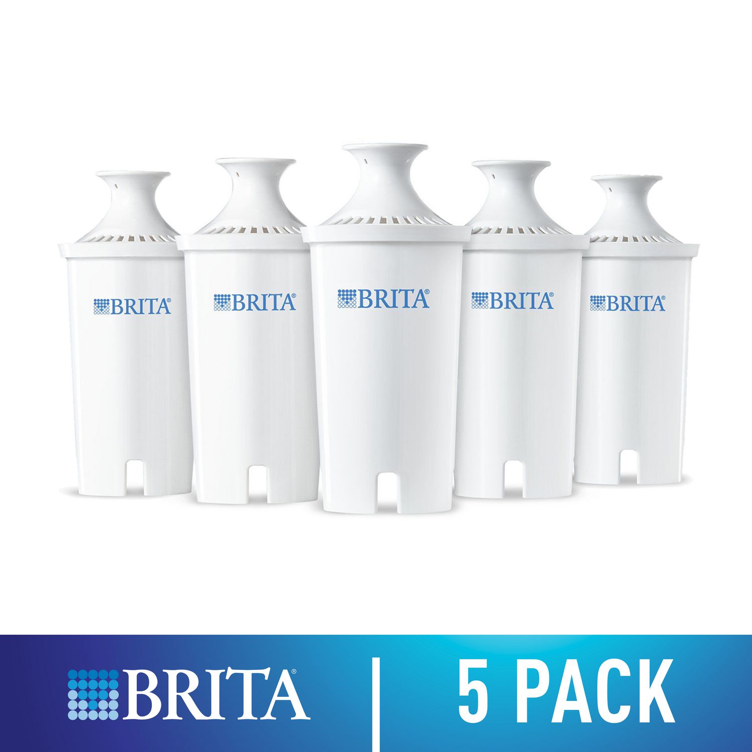 Brita Water Filter Pitcher Advanced Replacement Filters - 5 Pack