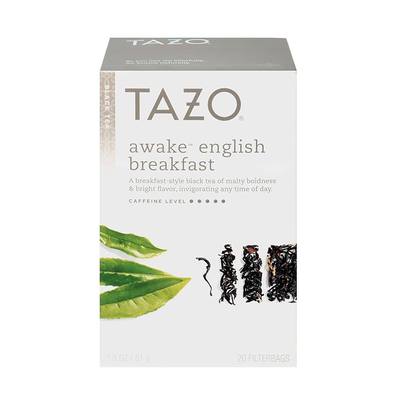 Tazo Awake English Breakfast Filterbag Tea 20 Count - 6 boxes/case