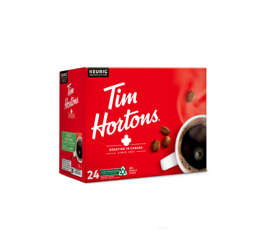Tim Hortons® Decaf Single Serve Coffee (24 Pack)