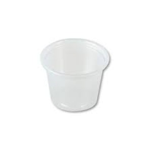 1 oz. Clear Sauce Containers - Portion Cups - 2500/Case