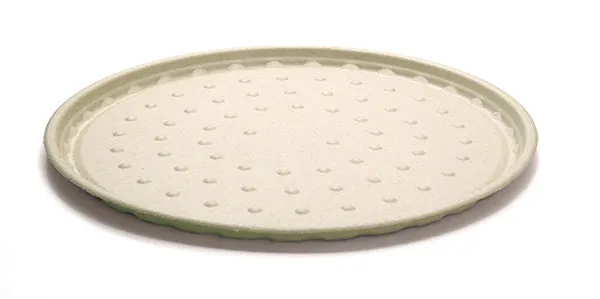 12″ TreeSaver Biodegradable Pizza Pan – Low Profile - 100/Case
