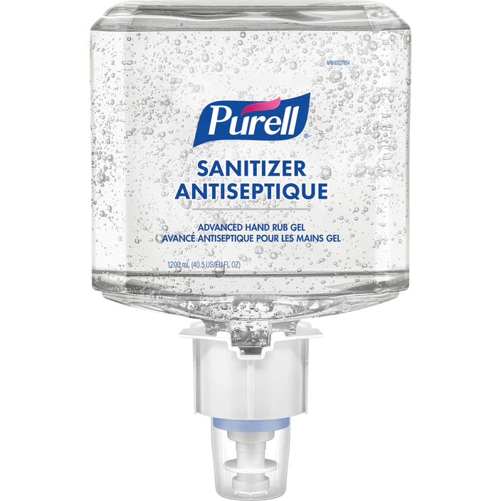 Purell Advanced Hand Rub Gel 1200 mL Refill for Purell ES6 Touch-Free Dispensers - 2 bottles/Case