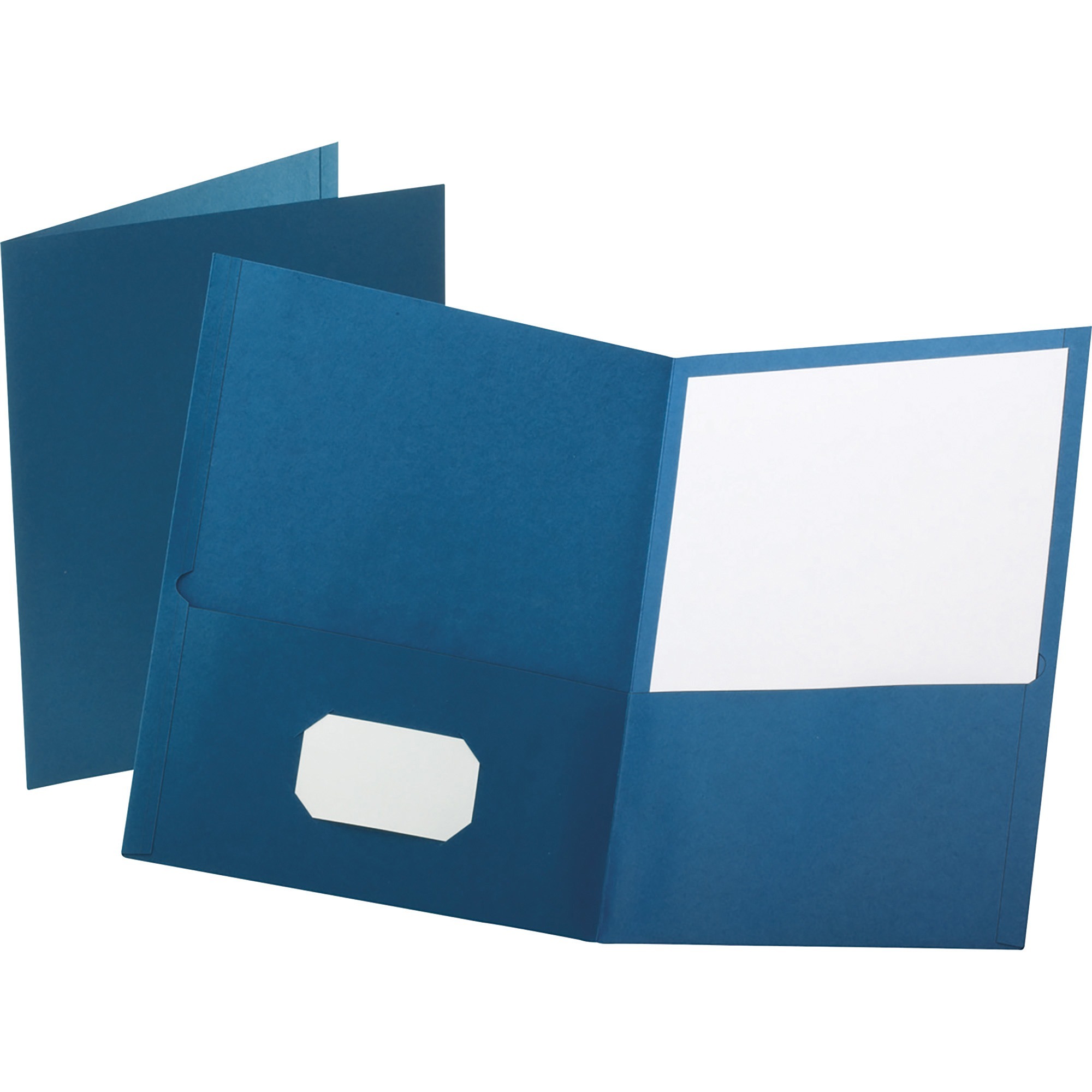 Oxford Twin Pocket Letter-size Folders, Blue