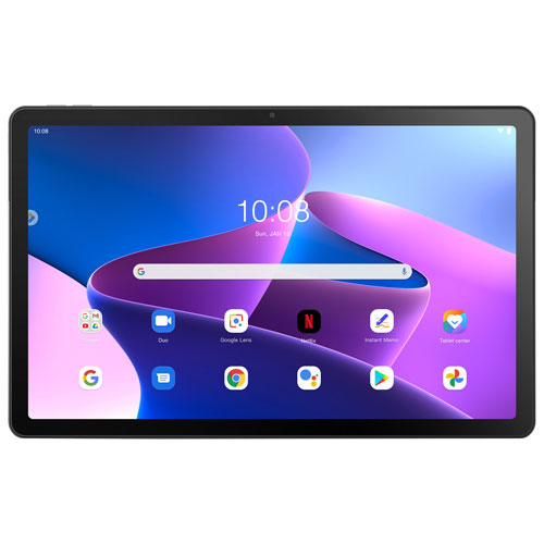 Lenovo Tab M10 Plus 10.6" 64GB Android 12 S Tablet with MediaTek G80 8-Core Processor - Storm Grey