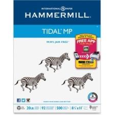 Hammermill Tidal MP Paper - Letter - 8.5'' (215.9 mm) x 11'' (279.4 mm) - 20 lb Basis Weight - Recycled - 10% Recycled Content - 92 Brightness - 5000 / Carton - White