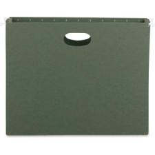 Smead 64220 Standard Green Hanging Pockets - 3 1/2'' Folder Capacity - Letter - 8 1/2'' x 11'' Sheet Size - 3 1/2'' Expansion - Green - Recycled - 10 / Box