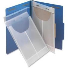 Smead 68191 Clear Poly Retention Jackets - Letter - 8 1/2'' x 11'' Sheet Size - 100 Sheet Capacity - 3/4'' Expansion - 1 Divider(s) - Polypropylene - Clear - 24 / Box