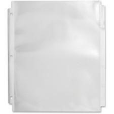 Sparco Top Loading Sheet Protectors with Index Tab - Clear - Polypropylene - 5 / Set