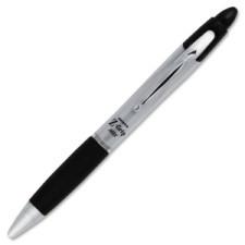 Zebra Pen Z-Grip MAX - Medium Pen Point Type - 1 mm Pen Point Size - Conical Pen Point Style - Black Ink - Gray Barrel - Each