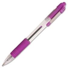 Zebra Pen Z-Grip Ballpoint Pen - Medium Pen Point Type - 1 mm Pen Point Size - Violet Ink - Violet Barrel - 12 / Box