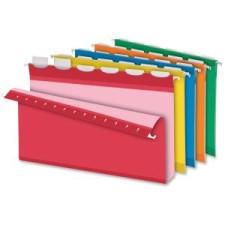 Pendaflex Ready-Tab Extra Capacity Reinforced Hanging Folder with Lift Tab - 2'' Folder Capacity - Legal - 8 1/2'' x 14'' Sheet Size - 2'' Expansion - 1/5 Tab Cut - Pressboard - Assorted - 20