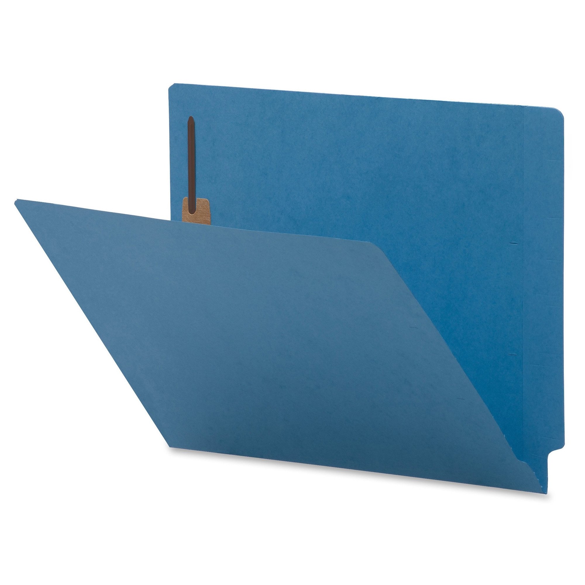 Sparco Blue Colored End Tab Fastener Folder