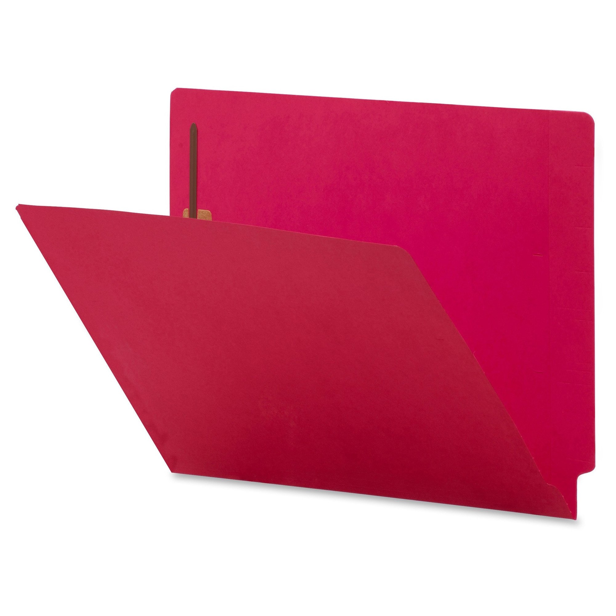 Sparco Red Colored End Tab Fastener Folder