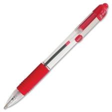 Zebra Pen Z-Grip - Medium Pen Point Type - 1 mm Pen Point Size - Red Ink - Clear, Red Barrel - 1 Dozen