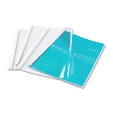 Fellowes Thermal Presentation Covers - 1/4'', 60 sheets, White - 11'' Height x 8.5'' Width x 0.3'' Depth - 0.3'' Thickness - 60 x Sheet Capacity - 9.8'' x 11.1'' Sheet - Rectangular - White -