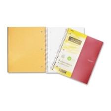 Hilroy Subject Notebook - 100 Sheets - Printed - Wire Bound - 8.5'' (215.9 mm) x 11'' (279.4 mm) - Assorted Paper - Poly Cover - 1Each