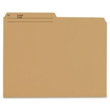Smead Reversible File Folder 10340 - Letter - 8 1/2'' x 11'' Sheet Size - 3/4'' Expansion - 1/2 Tab Cut - Top Tab Location - 10.5 pt. Folder Thickness - Natural Sand - Recycled - 100 / Box