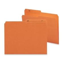 Smead Reversible File Folder 10370 - Letter - 8 1/2'' x 11'' Sheet Size - 3/4'' Expansion - 1/2 Tab Cut - Top Tab Location - 11 pt. Folder Thickness - Orange - Recycled - 100 / Box