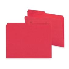 Smead Reversible File Folder 10372 - Letter - 8 1/2'' x 11'' Sheet Size - 3/4'' Expansion - 1/2 Tab Cut - Top Tab Location - 11 pt. Folder Thickness - Red - Recycled - 100 / Box