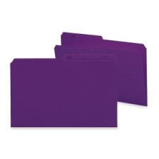 Smead Reversible File Folder 15378 - Legal - 3/4'' Expansion - 1/2 Tab Cut - 11 pt. Folder Thickness - Purple - Recycled - 100 / Box