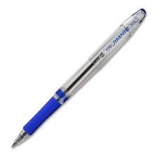 Zebra Pen Jimnie Ballpoint Pen - Fine Pen Point Type - 0.7 mm Pen Point Size - Refillable - Blue Ink - Translucent Barrel - 1 Each