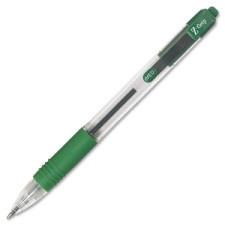 Zebra Pen Z-Grip Ballpoint Pen - Medium Pen Point Type - 1 mm Pen Point Size - Green Ink - Green Barrel - 1 Dozen